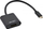 Adapter video InLine 64102B, USB C në DisplayPort, 4K 60Hz, i zi