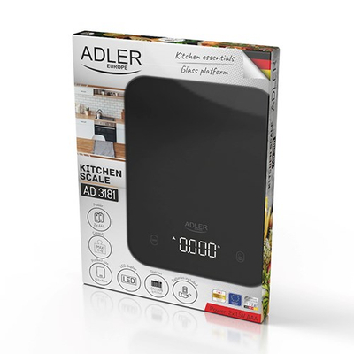 Peshore kuzhine Adler AD 3181b, 10 kg, ekran LED, e zezë