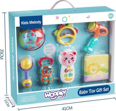 Set lodra për fëmijë Woopie, 7 në 1, shumëngjyrëshe