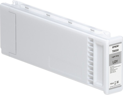 Bojë printeri Epson T800000 UltraChrome PRO, 700ml, gri e hapur