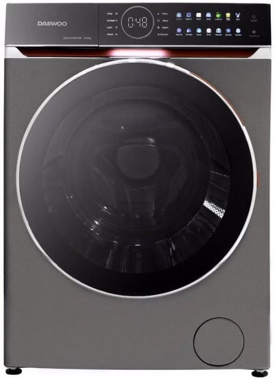 Lavatrice Daewoo DWD FV1021SK, 10 kg, 1400 rpm, klasa A, gri e errët