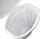 Kosh rrobash Palm Laundry Basket Washing, 50L, me kapak, bezhë