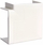 Kënd kabllosh OBO Flat Angle GBD/GBA 50085 Pure, 56x85mm, ABS, i bardhë