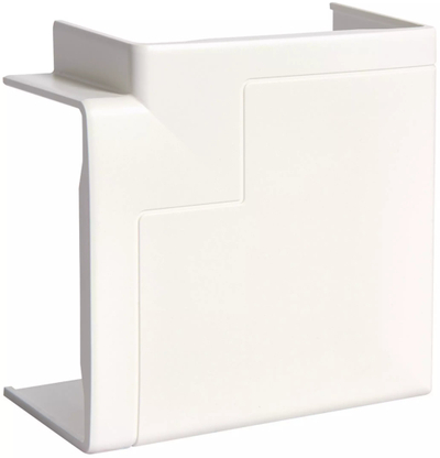 Kënd kabllosh OBO Flat Angle GBD/GBA 50085 Pure, 56x85mm, ABS, i bardhë