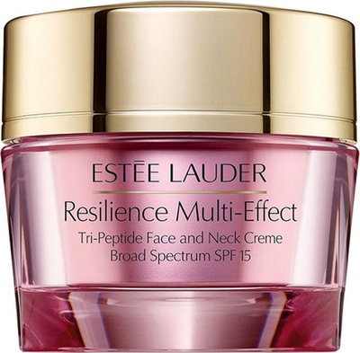 Krem fytyre dhe qafe Estée Lauder Resilience Multi-Effect Tri-Peptide, SPF 15, hidratues, rozë