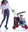 Трицикл за деца smarTrike Smart &amp; Go, 5 во 1, со родителска рачка, сив со црвена