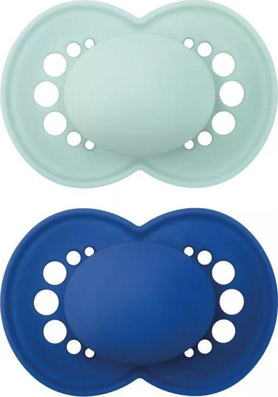 Biberon Mam Original Soother, set me 2 copë, 16m+, blu