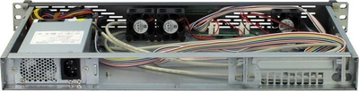 Kuti serveri IPC 1U K 125L, Mini ITX, pa furnizim, gri me të zezë