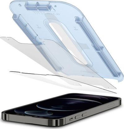 Xham mbrojtës Spigen Glass.Tr Ez Fit 2-Pack, për iPhone 12 /iPhone 12 Pro