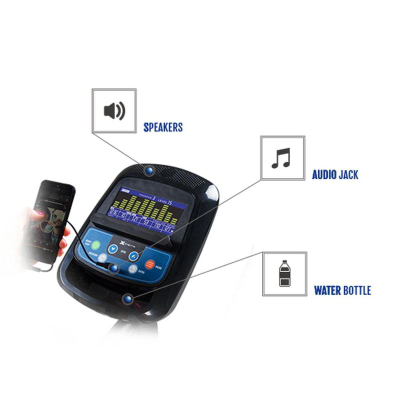 Orbitrek magnetik Xterra FS 3.5, 24 nivele rezistence, me brez pulsi, i zi
