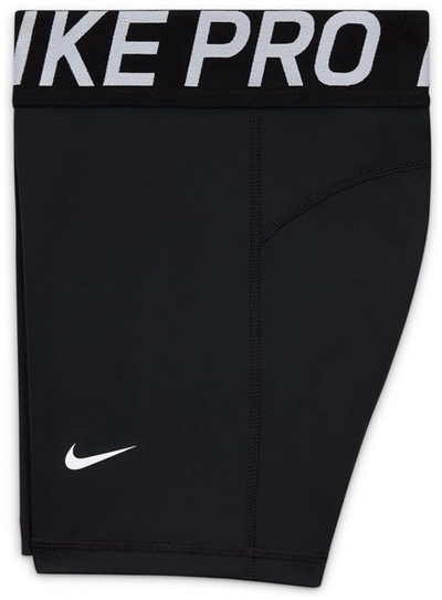 Спортски кратки хеланки за девојчиња Nike Pro, Dri FIT, еластични, црни