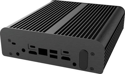 Kuti kompiuteri Akasa Newton RC, pa ventilator, për ASUS NUC 14 Pro, e zezë