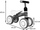 Biçikletë balancuese Rastar PettyTrike, 4 rrota, rrota 6", rozë