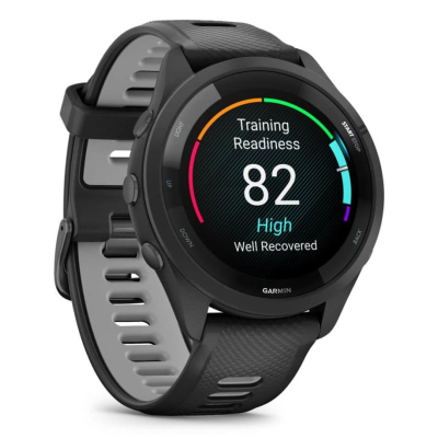 Orë sportive Garmin Forerunner 265, GPS, monitor rrahjesh zemre, e zezë