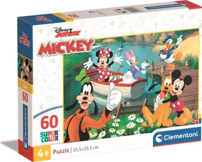 Puzzle për kalamaj Clementoni Disney Classics 26594, 60 copë, nga 4 vjeç e lart, shumëngjyrësh