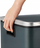 Kosh riciklimi SONGMICS 2 x 30L, çelik inox, me pedale, gri