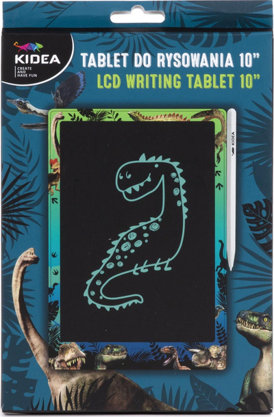 Tablet vizatimi Kidea 10A2 Dinosaur, LCD, për kalamaj, shumëngjyrësh