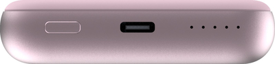 Karikues portativ Verbatim Charge n Go, 10000mAh, karikim wireless magnetik 15W, rozë