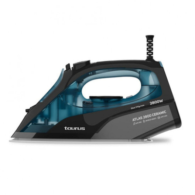 Hekur me avull Taurus ATLAS 2800, 2800W, pllakë qeramike, i zi blu