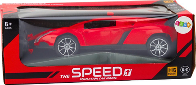 Makina lodër sportive me telekomandë RC, shkallë 1:16, 27 MHz, e kuqe
