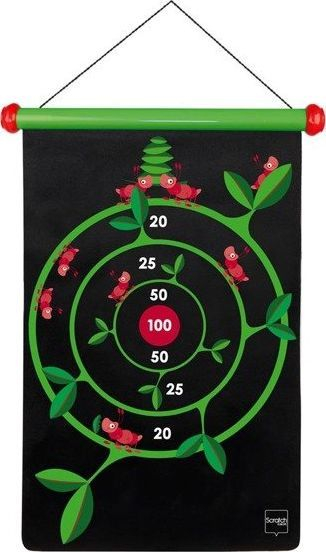 Lojë me shigjeta magnetike Fat Brain Toys Magnetic Darts Jungle Large, për kalamaj 5 deri në 10 vjeç, shumëngjyrëshe