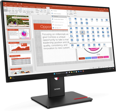 Monitor Lenovo ThinkVision T27-40, 27", FHD IPS, i zi