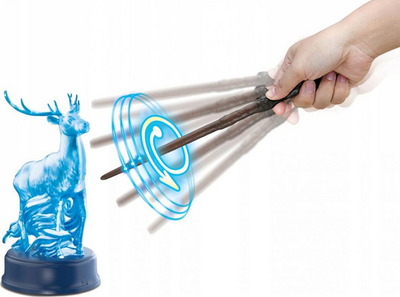 Set figurinë Spin Master: Wizarding World - Harry's Wand with Patronus (6063879)