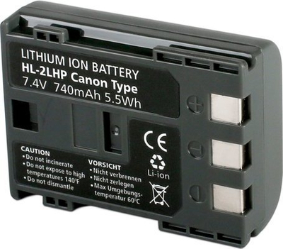 Bateri për kamera Hähnel Canon HL-2LHP NB-2LH, 740 mAh, Li Ion