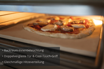 Furrë pice Unold Pizza Oven Don Alfredo 68805, 450°C, elektrike, e kuqe
