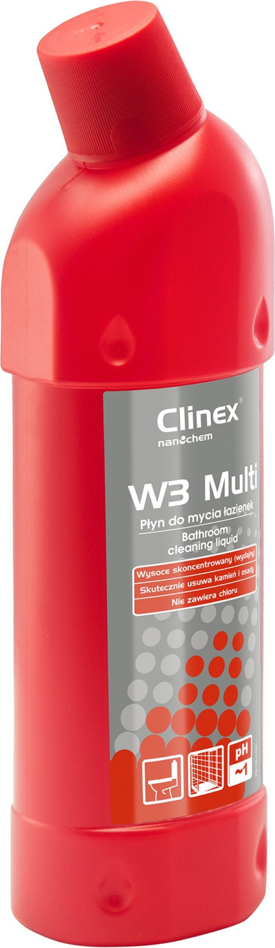 Solucion pastrimi Clinex W3 Multi, për banjo, i kuq