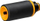 Kokë rregulluese ujitjeje Fiskars FS1059236, SoftGrip, plastike, e zezë portokalli