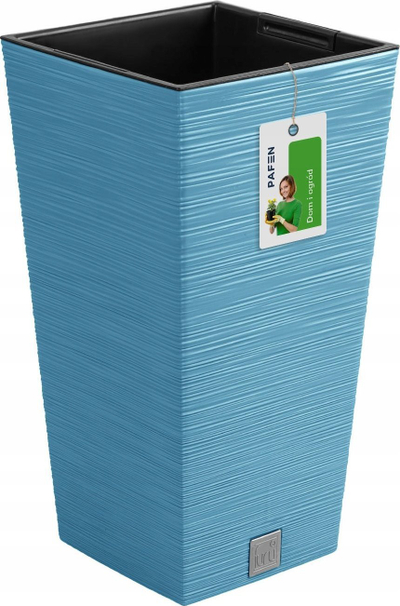 Vazo me rezervuar Conforama FURU, 14L, 29.5 x 29.5 x 55 cm, blu skandinav
