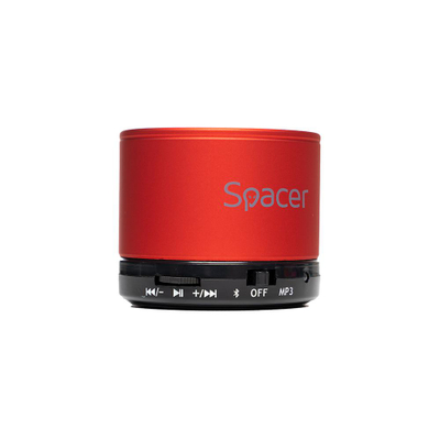 Altoparlant Bluetooth Spacer TOPPER, 3W, i kuq