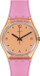 Orë për femra Swatch Coral Dreams SO28O401, rozë
