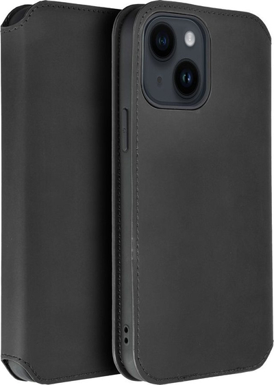 Këllëf telefoni OEM Dual për Samsung Galaxy S23 Ultra, tip libër, i zi