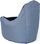 Karrige sedie Sedac Boss XXL, 140x90 cm, bean bag, gri e zezë
