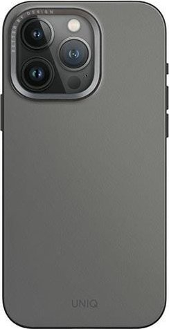 Mbështjellës Uniq Lyden Ds për iPhone 15 Pro 6.1", Magclick Charging, edo e zezë charcoal