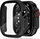 Mbështjellës Tech-Protect Defense360 për Apple Watch Ultra 49mm, xham i integruar, i zi
