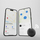 Tracker GPS SBS, për Android dhe iOS, me alarm 60 dB, i zi