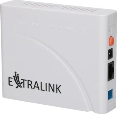 Modem optik Extralink ELARA GPON 1GE, port 1GE, 1000Mbps, i bardhë