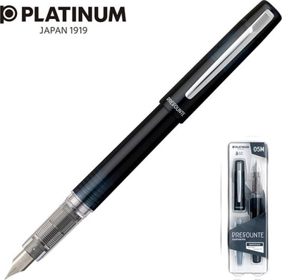 Stilolapsi me majë Platinum Prefounte Graphite Blue, M, i zi