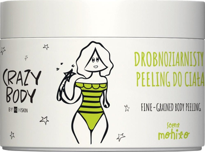 Пилинг за тело HISKIN CRAZY BODY MOHITO, со фина зрнеста структура, 300ml