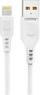 Kabllo USB-A Denmen Lightning (29347), 1 m, e bardhë