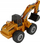 Lodër eskavator MEGA CREATIVE 526182 me pult, shkallë 1:20, portokalli
