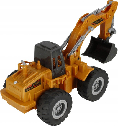Lodër eskavator MEGA CREATIVE 526182 me pult, shkallë 1:20, portokalli