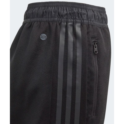 Pantallona sportive Adidas Tiro Suit-Up Woven Jr IB3796, për fëmijë, me xhepa me zinxhir, të zeza