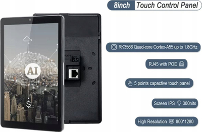 Tablet Allnet Touch Display 8", 2GB RAM, 16GB, i zi