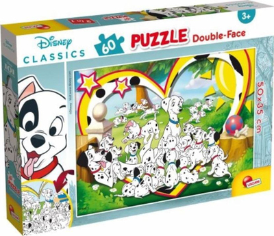 Puzzle me dy anë Lisciani Disney Classics, 60 copa, për t’u ngjyrosur, shumëngjyrësh