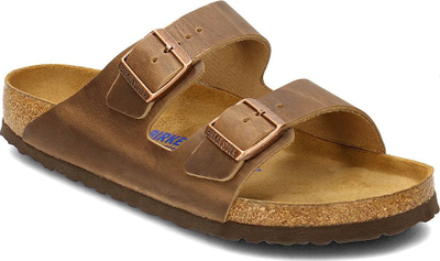 Sanda Birkenstock Arizona BS M 0552811, lëkurë natyrale, Tobacco Brown