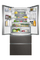 Frigorifer amerikan Haier HB18FGSAAA, 539L, Total No Frost, inox i errët